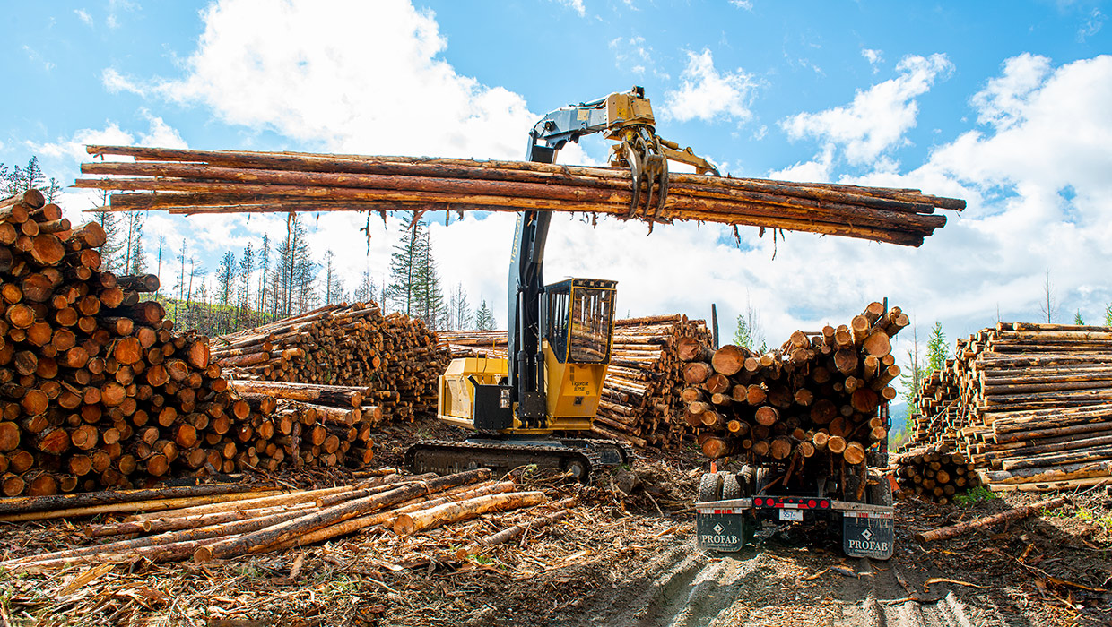 875E loading trucks