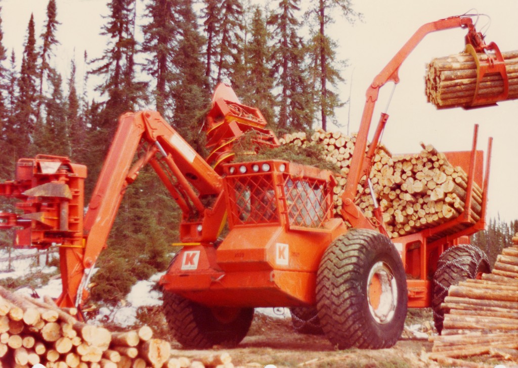 Koering shortwood harvester