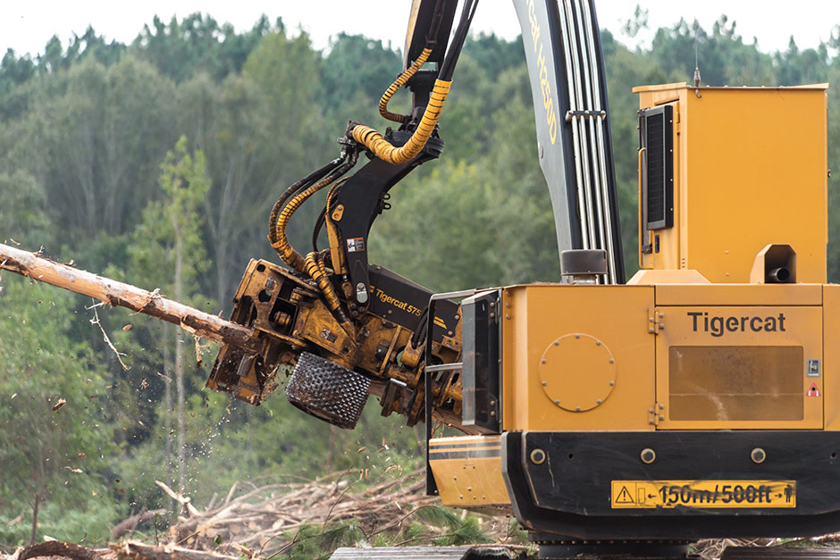 La façonneuse H250D de Mackolines Machines & Hire vue de l'arrière