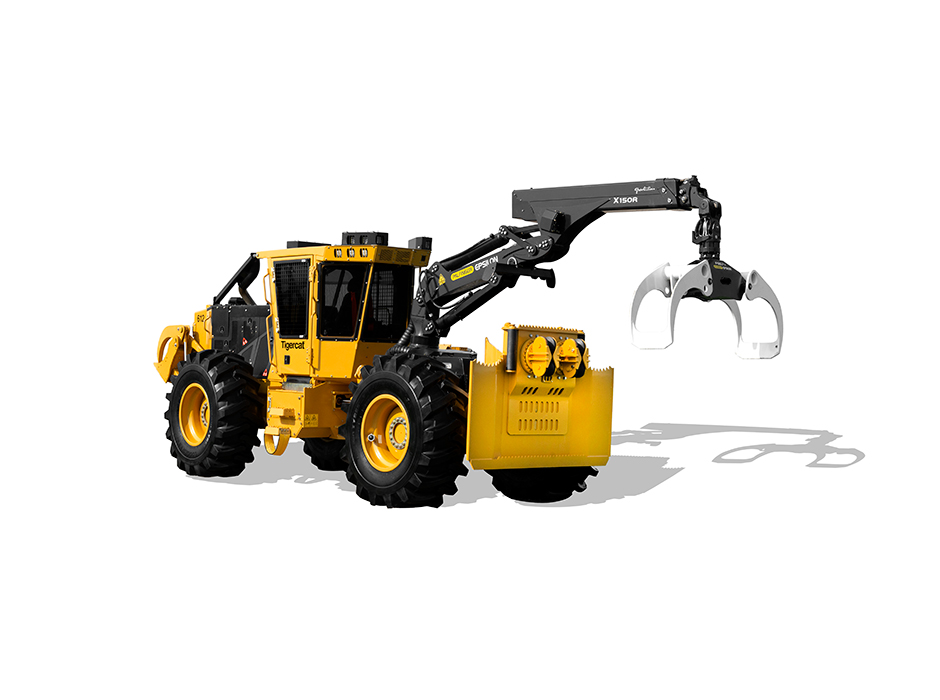 Image of the new Mackolines Machines & Hire 612 dual winch skidder