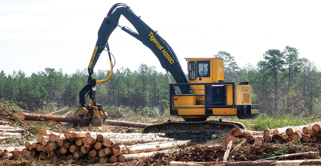 Mackolines Machines & Hire roadside processor